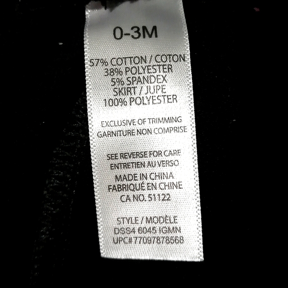 🔥SALE🔥 Disney Minnie Mouse Girl's Top and Tulle Skirt Leggings Set NWT SZ 0-3M - Picture 11 of 12